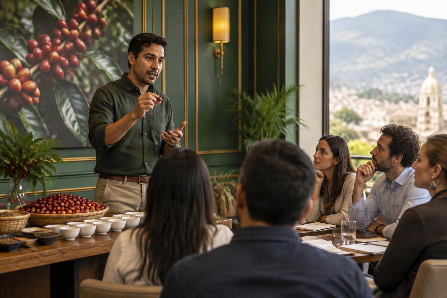 Encuentro profesional sobre café y calidad en Colombia